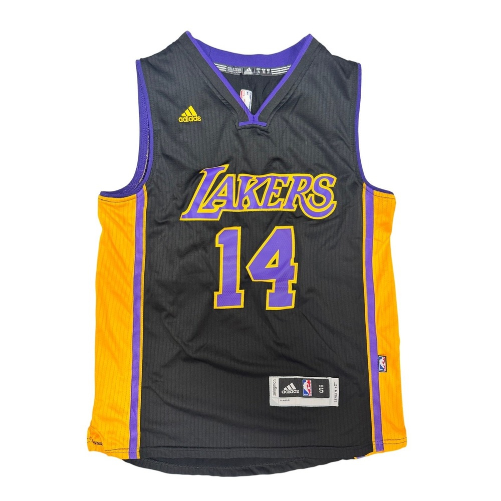 Brandon Ingram 14 Los Angeles Lakers Adidas Jersey Mens Small Black NBA Swingman